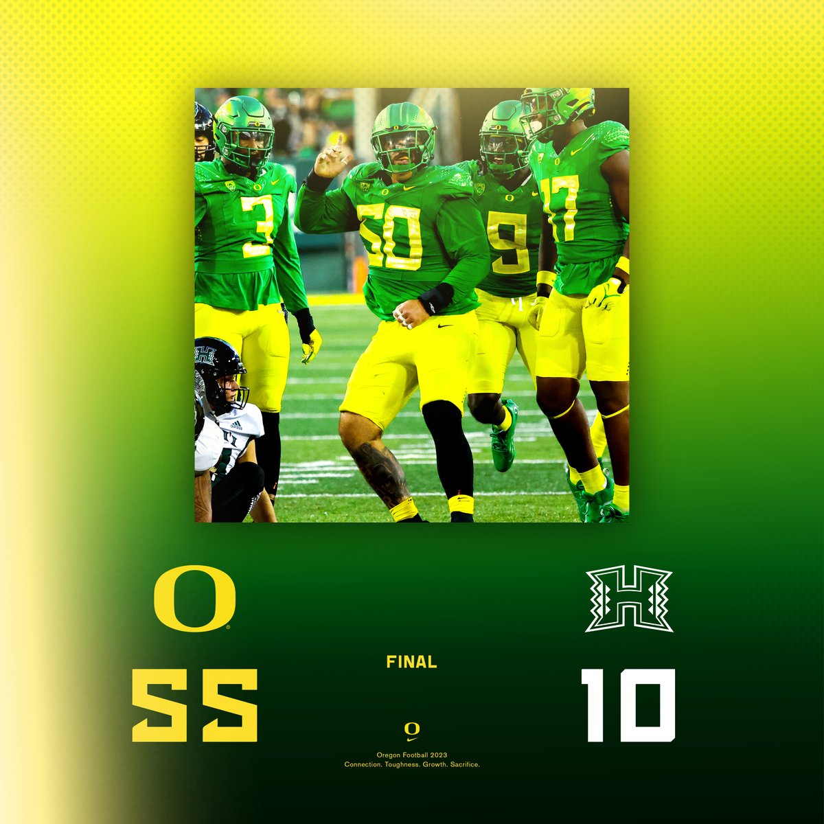 3️⃣-0️⃣ #GoDucks