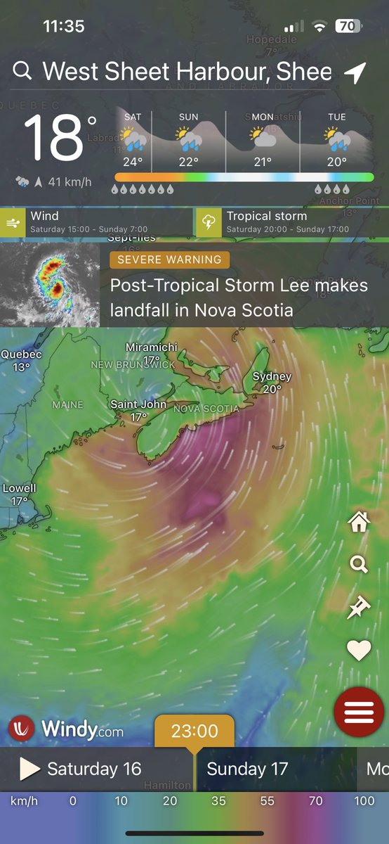 EmeraldB85's tweet photo. The wind is wild right now, surprised our power came back as early as it did and that is still on. Rare props to @nspowerinc https://t.co/TrH7HNqb0M