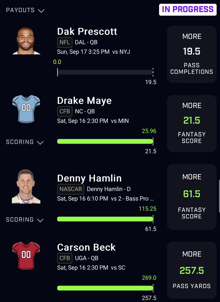 Mark__Castro's tweet photo. @Mellowbets It’s on Dak now 🤞🏼 https://t.co/oyJNTG7hha