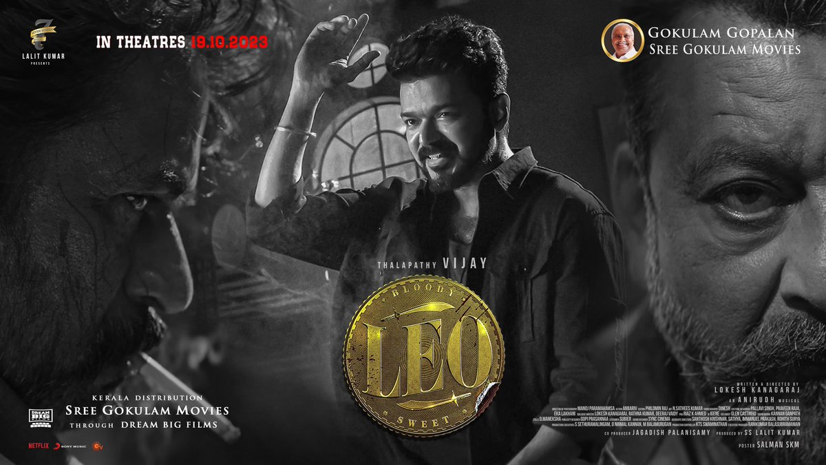 #Leo Update Today! 🌟 Still more than a month to go, there's no other Biggie in this season in Kerala. We're talking about a record-breaking number of screens and a massive number of fan shows! Get ready for something epic! 💥🎬 #LeoUpdate