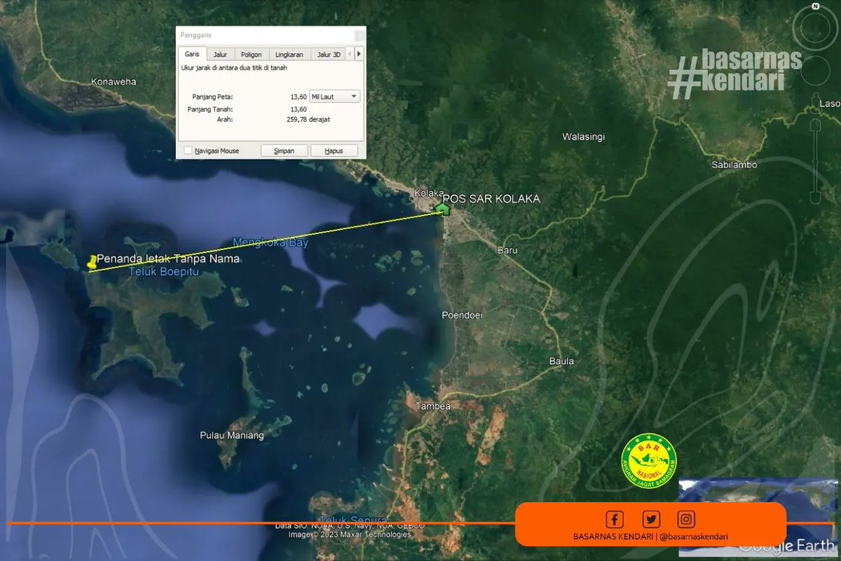 Basarnas Kendari tweet media