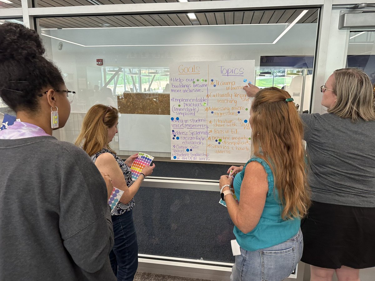 klshulman's tweet photo. First PD session with @theSMSD Equity Practitioner team! Great day setting goals, having courageous conversations, and planning for the year. Thrilled to be part of this passionate group ❤️ #DEIB #youbelonghere #SMSDtimetoshine https://t.co/i8oKa2xNFY