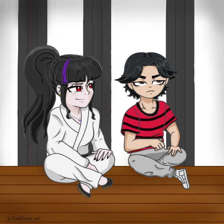 NatHeart_art's tweet photo. Deja de quejarte tanto, Baji / Stop complaining so much, Baji

#arte #digitalart #Baji #Keisuke #TokyoRevengers #Oc #bestfriends https://t.co/fl1iZkvmpv