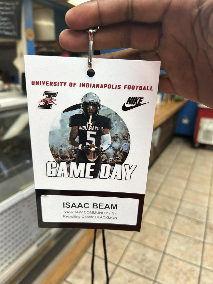 Isaac (@isaacbeam24) on Twitter photo Thank you <a href="/KeeversChris/">Chris Keevers</a> <a href="/uindy/">University of Indianapolis</a> <a href="/CoachBlackmon50/">Rahju Blackmon</a> for having me this evening for a game day visit and congrats on the win. I enjoyed getting to see the school and sports facilities and had an overall great experience. Thank you <a href="/KeeversChris/">Chris Keevers</a> <a href="/uindy/">University of Indianapolis</a> <a href="/CoachBlackmon50/">Rahju Blackmon</a> for having me this evening for a game day visit and congrats on the win. I enjoyed getting to see the school and sports facilities and had an overall great experience.