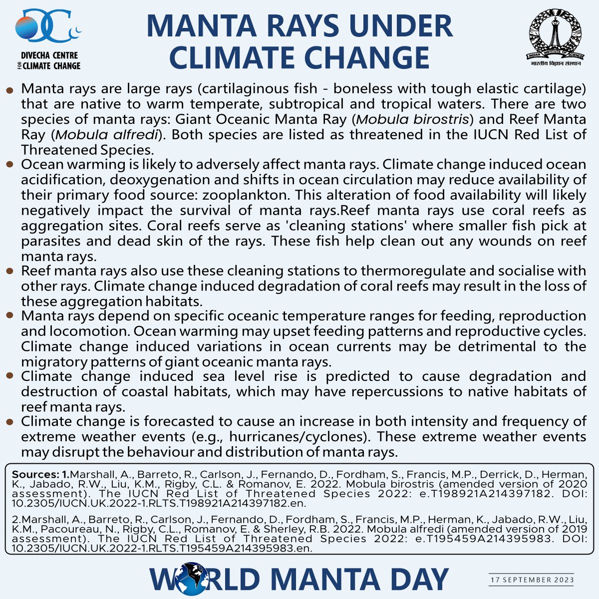 DivechaFor's tweet photo. We look at the negative ramifications of climate change on Manta rays.
.
.
.
.
#WorldMantaDay #raysfordays #hanifarubay #sharklover #scubamaldives #buceo #earthcapture #savemanta #visitmaldives #savetheocean #HappyBirthdayModiJi #gangłysego #roamtheplanet #roamtheoceans https://t.co/n6cSpO88nk