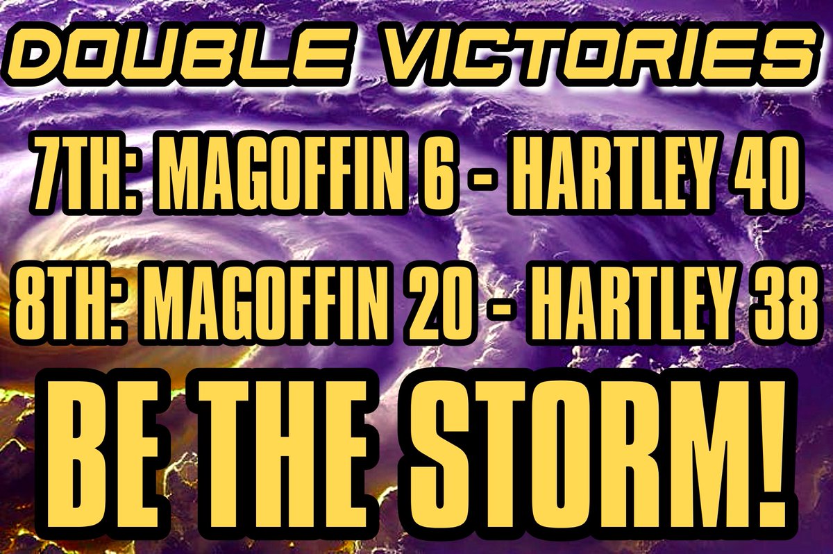 Both teams will play for the championship next week versus an incredibly talented Richardson program.  #bethestorm <a href="/HartleyCanes/">Hartley Hurricanes Football</a>