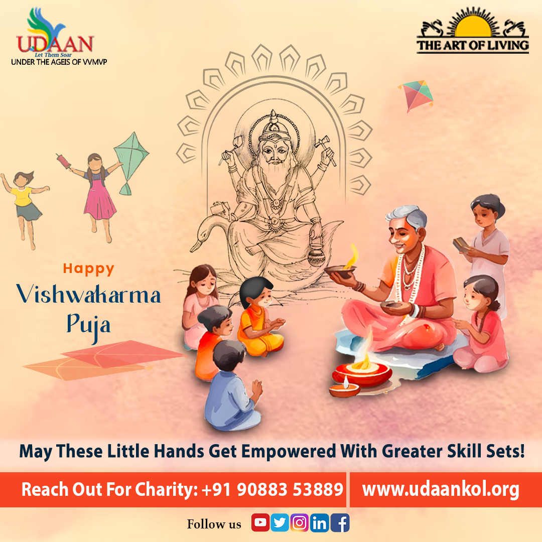 UdaanCare's tweet photo. 𝐇𝐚𝐩𝐩𝐲 𝐕𝐢𝐬𝐡𝐰𝐚𝐤𝐚𝐫𝐦𝐚 𝐏𝐮𝐣𝐚! 𝐌𝐚𝐲 𝐭𝐡𝐞𝐬𝐞 𝐥𝐢𝐭𝐭𝐥𝐞 𝐡𝐚𝐧𝐝𝐬 𝐛𝐞 𝐞𝐦𝐩𝐨𝐰𝐞𝐫𝐞𝐝 𝐰𝐢𝐭𝐡 𝐠𝐫𝐞𝐚𝐭𝐞𝐫 𝐬𝐤𝐢𝐥𝐥 𝐬𝐞𝐭𝐬 𝐟𝐨𝐫 𝐚 𝐛𝐫𝐢𝐠𝐡𝐭𝐞𝐫 𝐟𝐮𝐭𝐮𝐫𝐞! 

𝐉𝐚𝐢 𝐆𝐮𝐫𝐮𝐝𝐞𝐯!🙏
#vishwakarmapuja2023 #vishwakarmapuja  #celebrations https://t.co/JntW1qMQUj