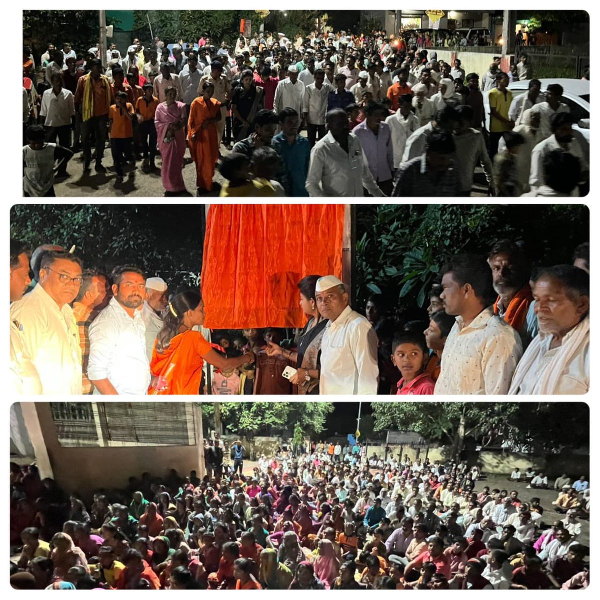MLAShwetaMahale's tweet photo. माझ्या चिखली मतदारसंघातील मौजे खैरव येथे जलजीवन मिशन अंतर्गत १ कोटी ९० लक्ष रु. किमतीच्या पाणी पुरवठा योजनेचे आज भूमिपूजन केले. या वेळी सरपंच सौ.अश्विनीताई शिंदे यांच्यासह ग्रामस्थ मोठ्या संख्येने उपस्थित होते
#shwetamahalepatil #bjpchikhali #waterwork #जलजीवन #developmentwork https://t.co/3LpAFxvlMP