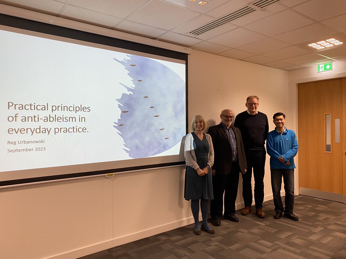 It was a privilege to host Professor Reg Urbanowski from <a href="/umanitoba/">University of Manitoba</a> last week. Lots to take forward in terms of exchange, teaching and research <a href="/GCUSHLS/">Glasgow Caledonian University SHLS</a> #GCUweRInternationalSHLS