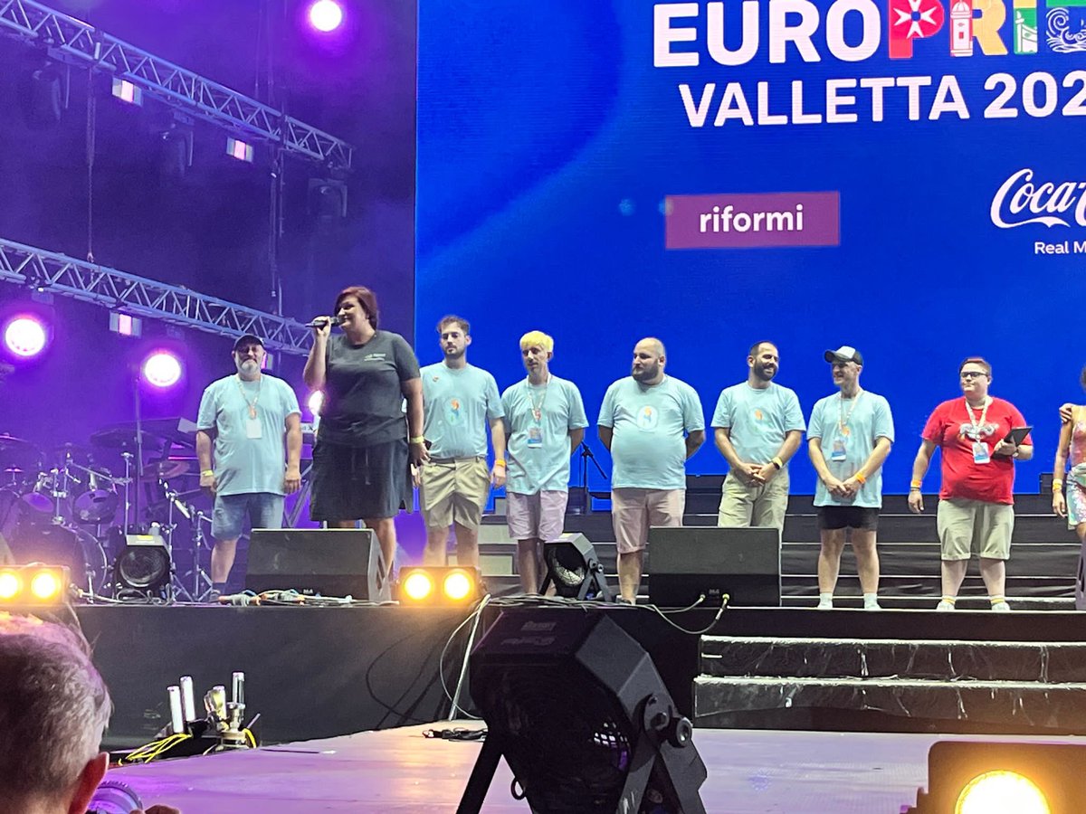 Last night our President @KristineGarina oversaw the handover from #EuroPride2023 @pridemalta to #EuroPride2024 @ThessPride. See you in 🇬🇷 Thessaloniki from 21-29 June 2024!