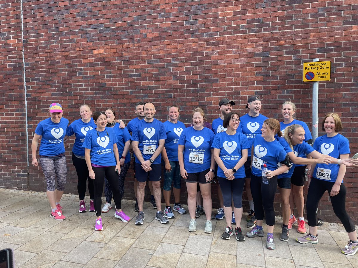 Good luck to all the charity runners today especially for the #teamchristie #altrincham10k <a href="/TheChristie/">The Christie Charity</a> 🙏