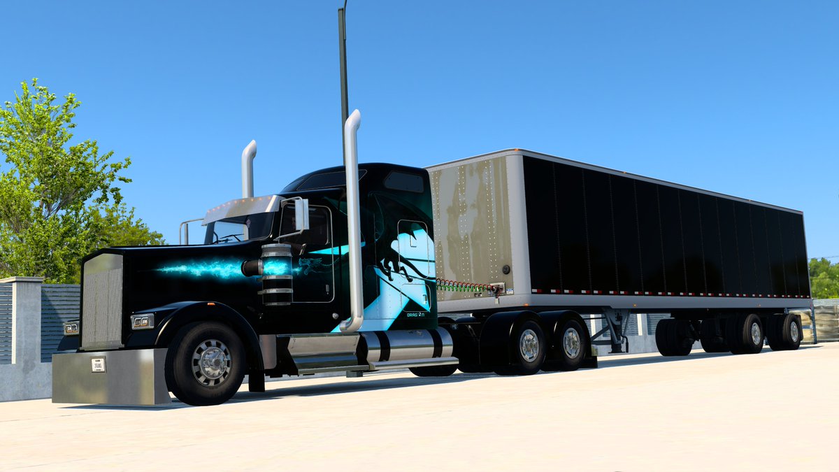 Dragon's Breath #AmericanTruckSimulator #Kenworth #W900Tuning