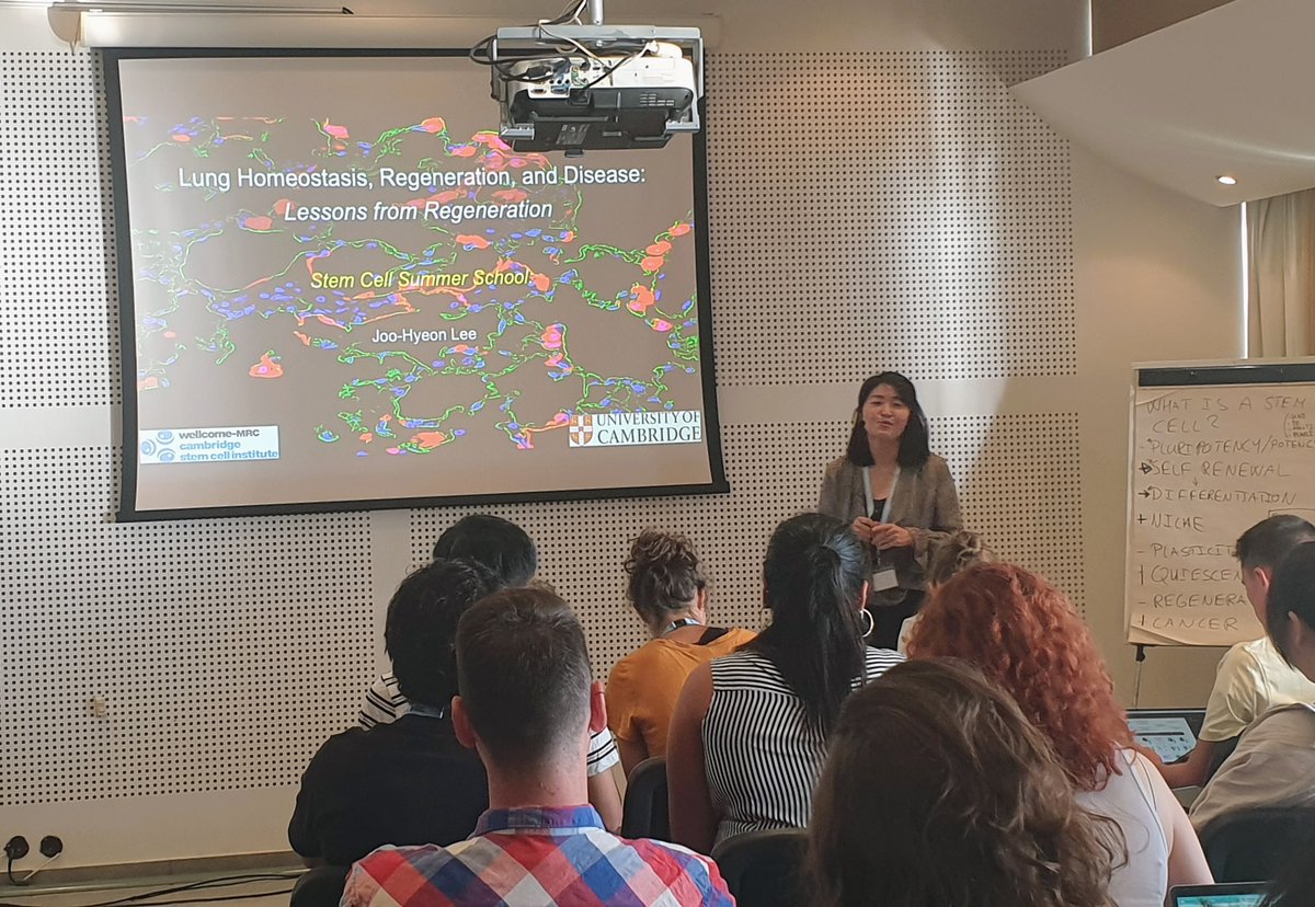 StemCell Summer School (@hydraschool) on Twitter photo We are lucky that #SCSS2023 faculty share their latest ideas and most recent data with us
This morning's excellent talk by <a href="/JooHyeonLeeLab/">Joo-Hyeon Lee Lab</a> included data that her lab sent her only last night!
Exciting progress applying lessons from regeneration to understand cancer We are lucky that #SCSS2023 faculty share their latest ideas and most recent data with us
This morning's excellent talk by <a href="/JooHyeonLeeLab/">Joo-Hyeon Lee Lab</a> included data that her lab sent her only last night!
Exciting progress applying lessons from regeneration to understand cancer