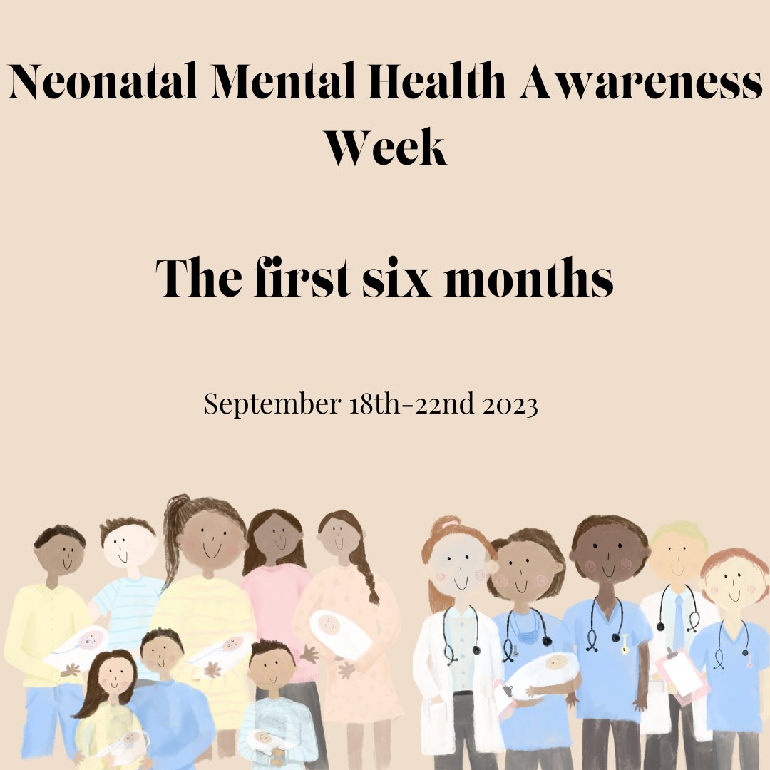 We are so excited to be re-launching Neonatal Mental Health Awareness Week tomorrow! We have fantastic insight into how the first six months at home are for families. Please join us in championing this and highlighting the importance of mental health for #NICU #SCBU families.