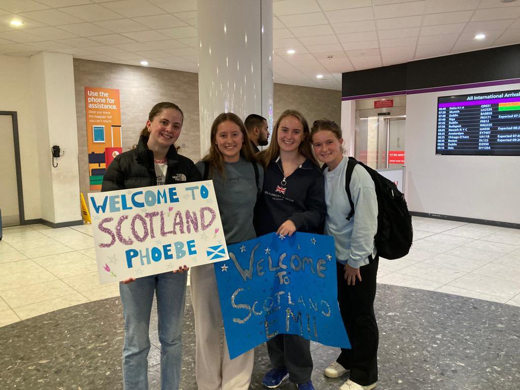 They are here! The first exchange students of the new school session have safely arrived. We are looking forward to welcoming our #AschamSchool visitors into our @stgeorgesedin community. 🇦🇺✈️🏴󠁧󠁢󠁳󠁣󠁴󠁿
#aVoiceforAmbition #sharingculture #friendsfromAustralia #exchange