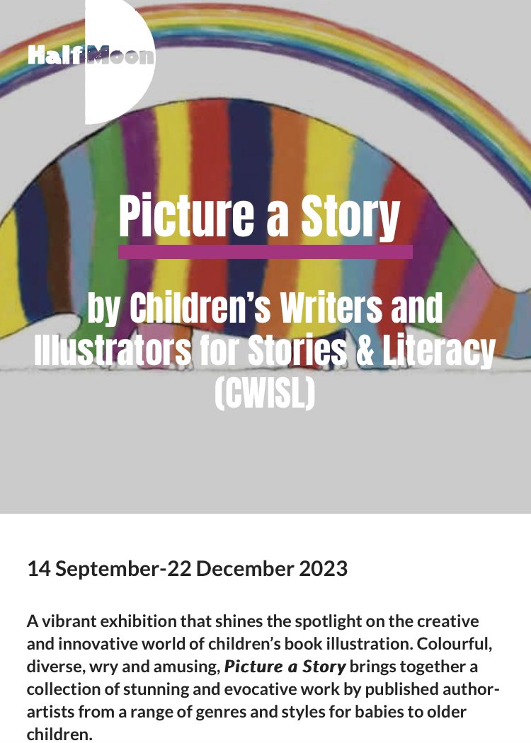 It’s up! Schools, libraries & kid’s book fans - don’t miss our #PictureAStory festival show of selected top illustrators' artwork! Thx @ace_national @BrickLaneBooks books & prints for sale plus school &family events in Nov-Dec @halfmoon_theatre London ➡️ bit.ly/3ZkAvN3Picture…