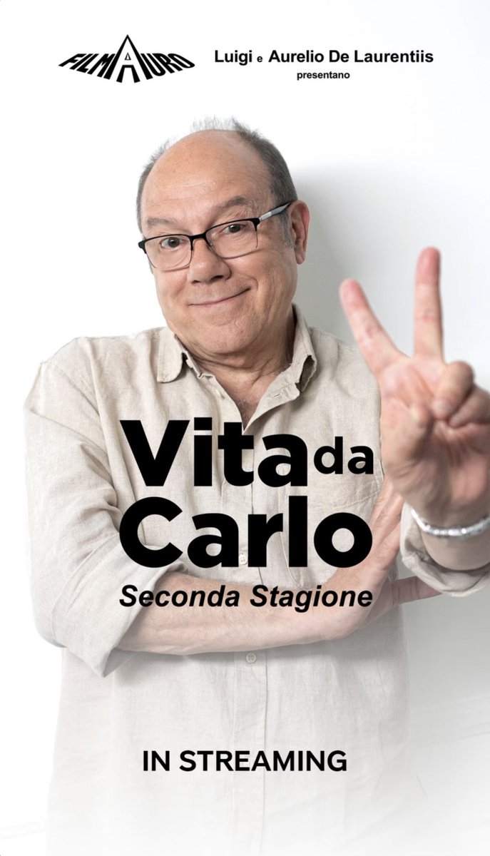 Davvero non c’era una foto migliore da usare per la locandina promozionale di #VitaDaCarlo? Davvero davvero? #ParamountPlus