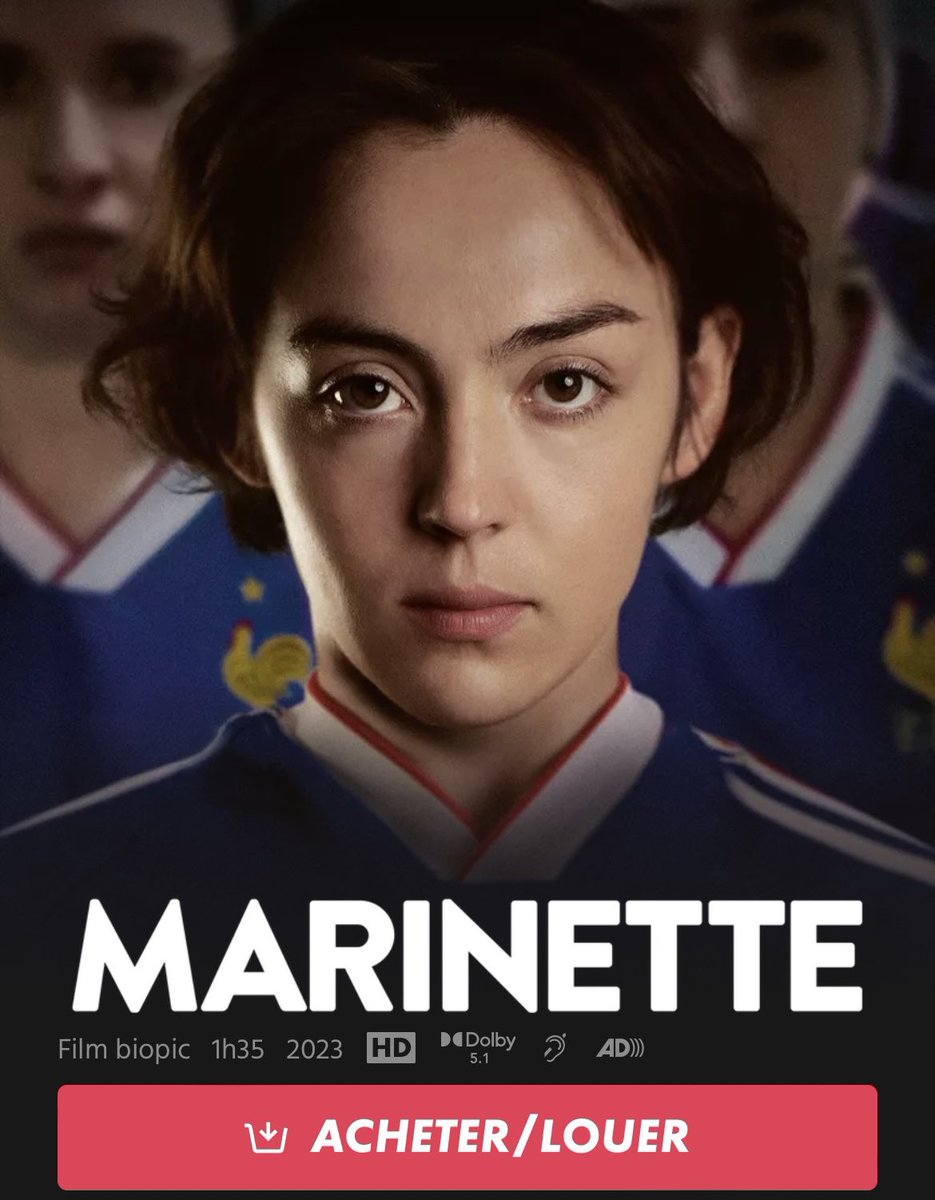 Virginie Verrier (@virg_verrier) on Twitter photo « MARINETTE » en VOD c’est parti ! 💥⚽️👩🏻🦱✊⭐️
Avec <a href="/GaranceMarillie/">Garance Marillier</a> <a href="/FredTestot/">Fred Testot</a> <a href="/Bala_Perdida1/">Baban Elblack</a> <a href="/slytestud/">testud sylvie</a> #emiliedequenne <a href="/Pictanovo/">Pictanovo</a> <a href="/PichonMarinette/">Marinette Pichon</a>
Dispo ⤵️
#canalvod
#mycanal
#arteboutique
#orange
#amazonprimevideo
#universciné
#youtube
#premieremax
#filmo
#viva
#googleplay « MARINETTE » en VOD c’est parti ! 💥⚽️👩🏻🦱✊⭐️
Avec <a href="/GaranceMarillie/">Garance Marillier</a> <a href="/FredTestot/">Fred Testot</a> <a href="/Bala_Perdida1/">Baban Elblack</a> <a href="/slytestud/">testud sylvie</a> #emiliedequenne <a href="/Pictanovo/">Pictanovo</a> <a href="/PichonMarinette/">Marinette Pichon</a>
Dispo ⤵️
#canalvod
#mycanal
#arteboutique
#orange
#amazonprimevideo
#universciné
#youtube
#premieremax
#filmo
#viva
#googleplay