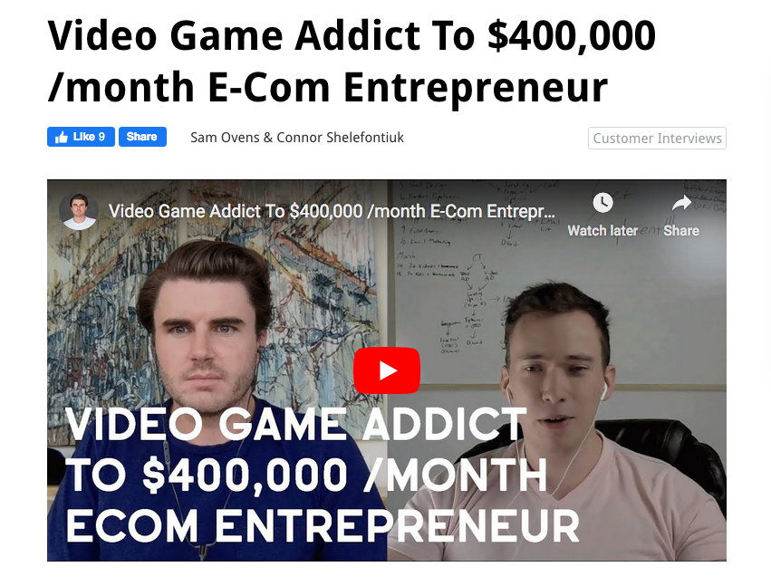 Consultingator's tweet photo. Video Game Addict To $400,000 /month E-Com Entrepreneur

Watch the video here: https://t.co/sBj1Uz898g

#videogames #entrepreneur https://t.co/WNlKS03r3x