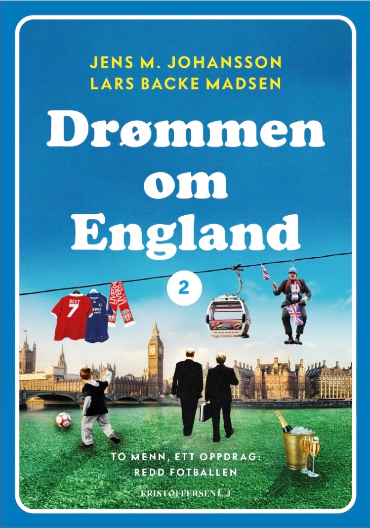 Dette er noe av det morsomste jeg har fått gjøre på mange år. Lars og jeg dro til England for å lete opp storklubbenes milliardæreiere og si fra at nok er nok: Pengegalskapen må opphøre. Det er vi som skal redde fotballen. 
Boka kommer om en måned 🎉🍾

Omslag: Miriam Edmunds
