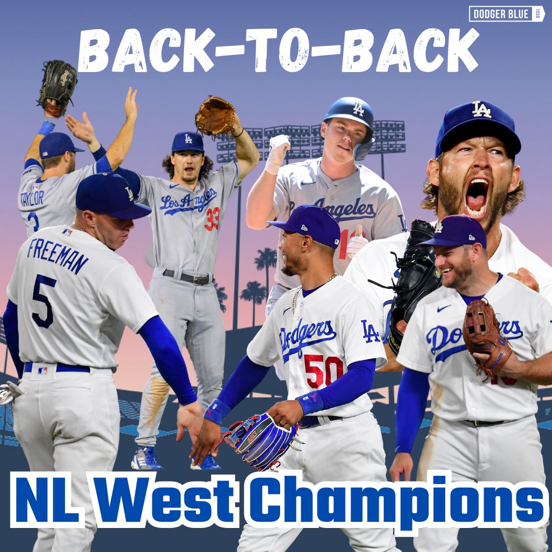 dodgers clinch nl west 2023