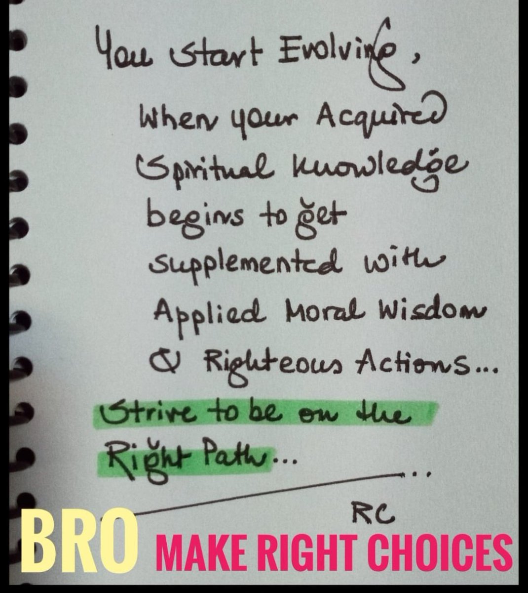 BROindia's tweet photo. #GoodMorningTwitterWorld
#SundayMorning
#sundayvibes
#MakeRightChoices https://t.co/ATbuFQO8gt