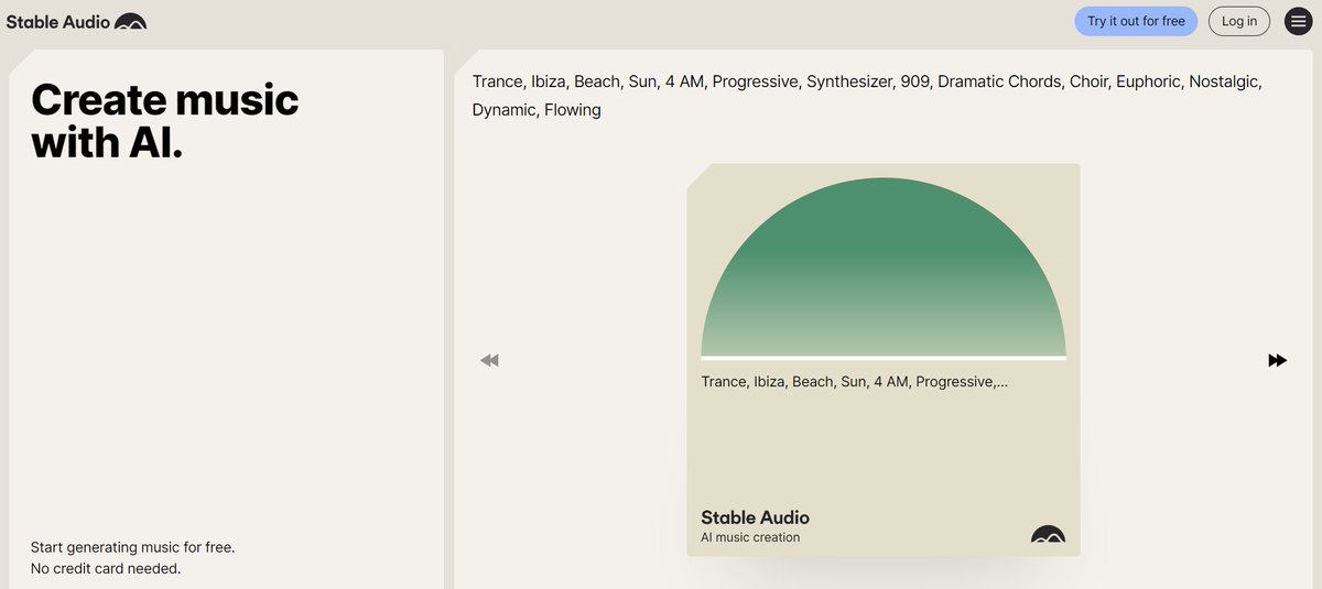 sairahul1's tweet photo. 3. Stability AI Unveils Stable Audio, a Music Generation Tool

→ Stable Audio, a music generation tool by Stability AI, can create music tracks lasting up to 90 seconds in the paid version, available for $12 per month.

→ These songs can be downloaded in 44.1kHz stereo format. https://t.co/hfkSoJZiuK