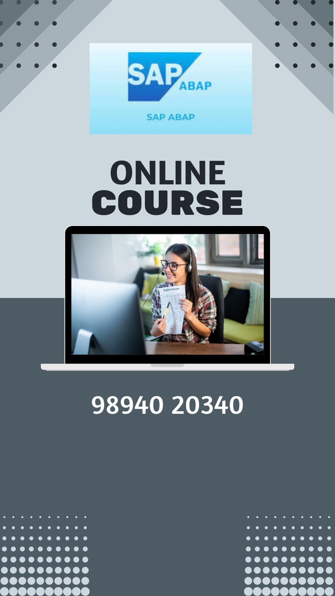 sundarabi1000's tweet image. #sapabap #sapabapconsultant #sapabapdeveloper
#onlinecourses #online #education
#developer #job #developerjobs
SAP ABAP (Advanced Business Application Programming) is a high-level programming language created by the German software company SAP SE.