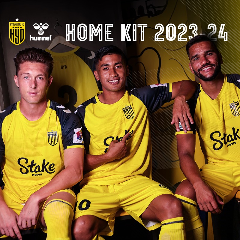 HydFCOfficial's tweet photo. 🆕 season, 🆕 threads, same identity 💛🖤

Grab your Hyderabad FC 2023-24 Home Jersey, now available on the @hummel1923 online store 🛍

*FIRST 50 BUYERS ARE IN FOR A SURPRISE 🫢 

#TheNawabs #HFCxHummel #HyderabadFC