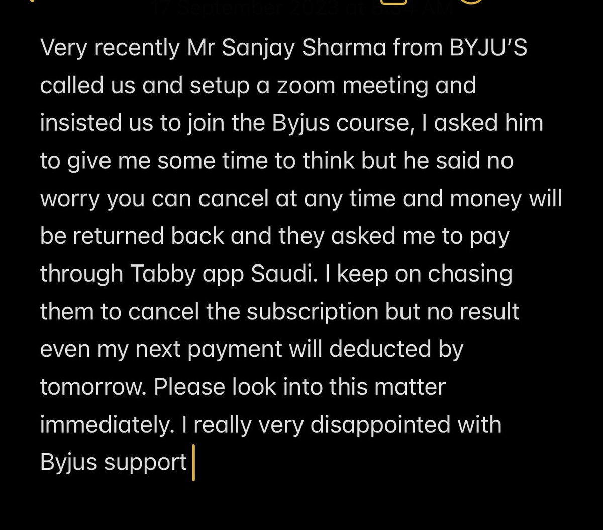 sid_hcu's tweet photo. @BYJUS @ByjusSupport https://t.co/8ecUAxNcoA