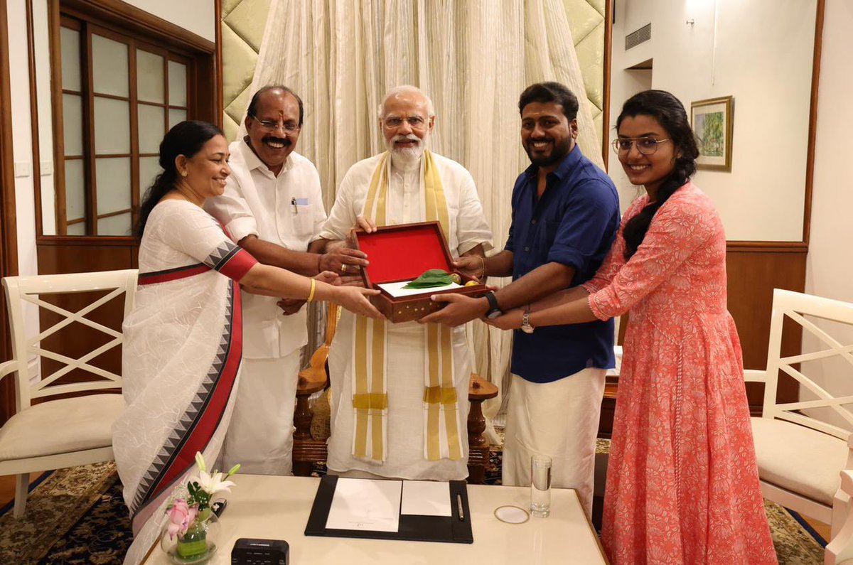 anrbjp's tweet photo. "Happy 73rd birthday to the most honorable Prime Minister Shri Narendra Modi ji! 🎉 Wishing him good health and strength to lead Bharat to paramvaibhav. Grateful for our memorable meeting. 🙏 #NarendraModi #PMModi #BirthdayWishes" https://t.co/7naFiym537