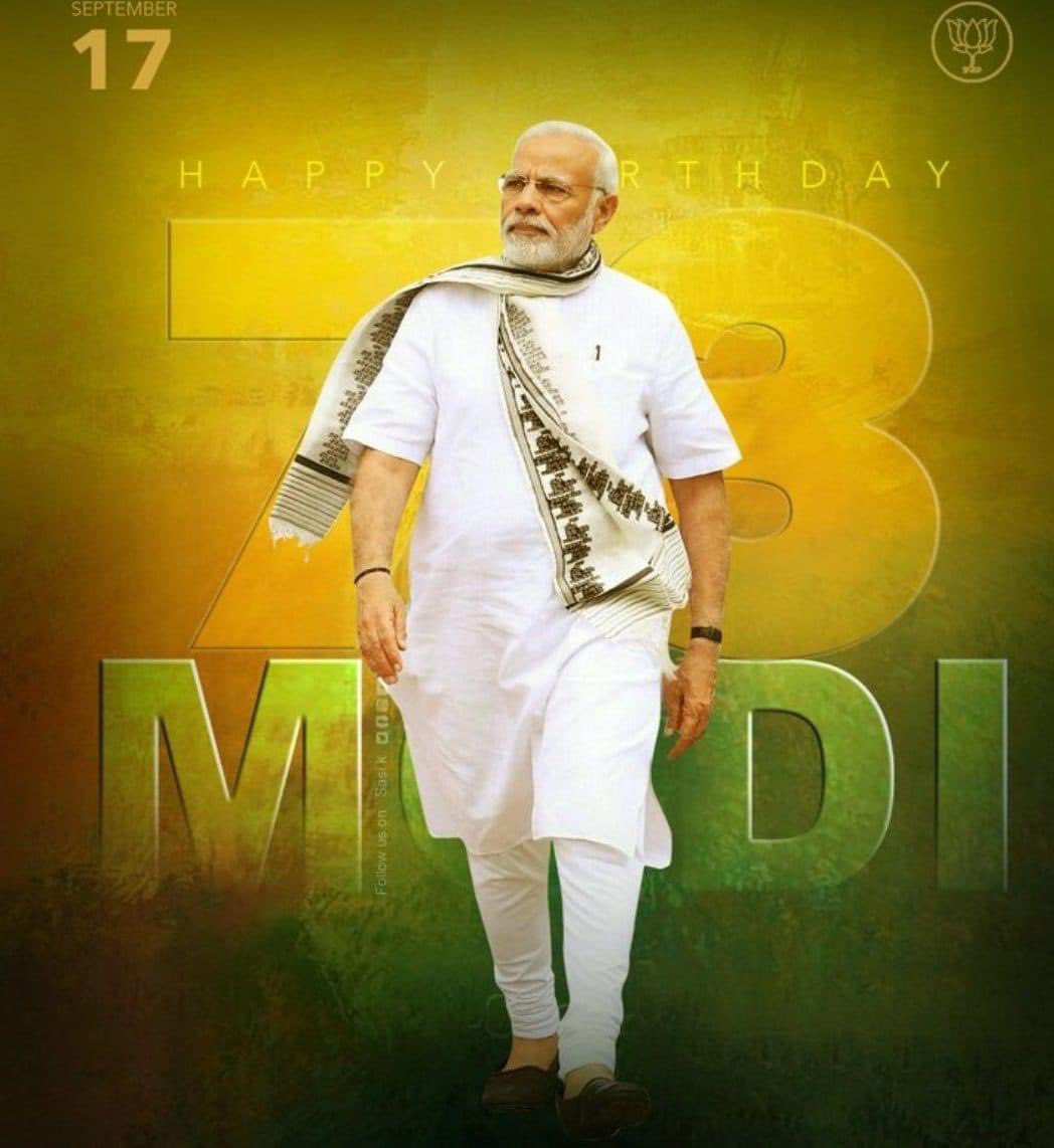 Happy birthday to our beloved prime minister of Bharat Shri Narendra Modi Ji @narendramodi