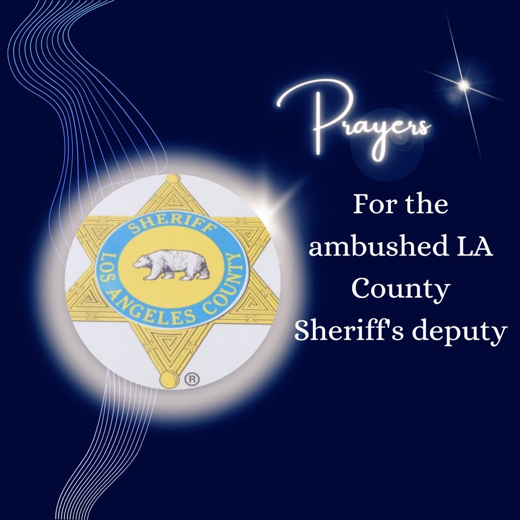 GlendaleFOP12's tweet image. Sending prayers for the wounded deputy who was reportedly ambushed tonight, and for their family and extended law enforcement family 🙏🏼

@PalmdaleSheriff