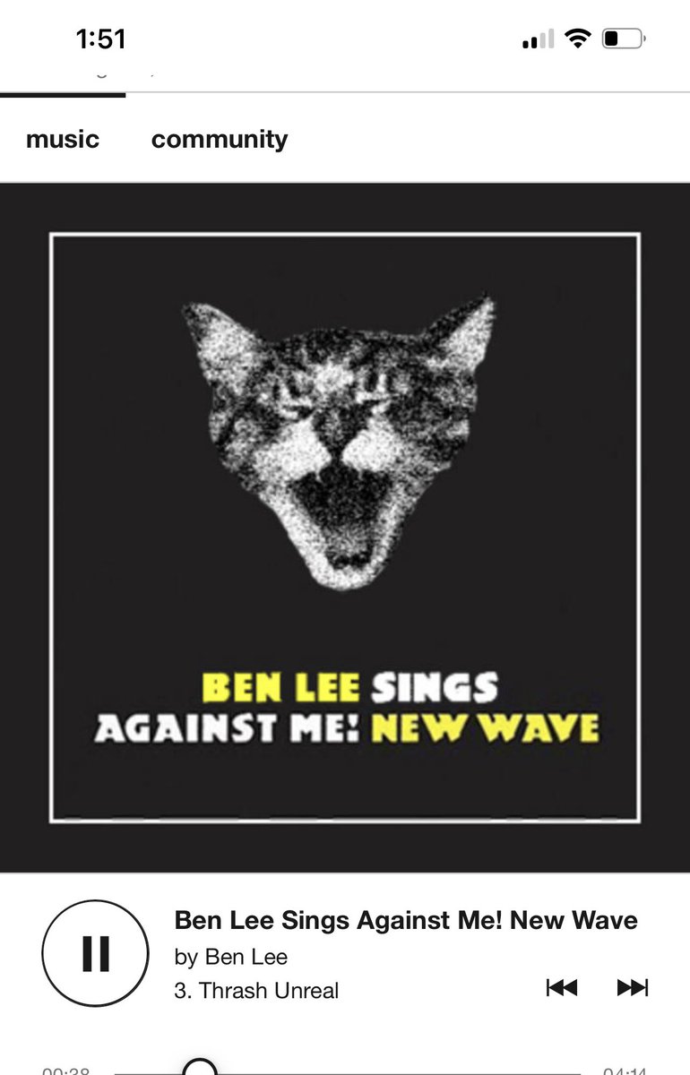 Just revisiting this amazing cover album @benleemusic @againstme  so good
