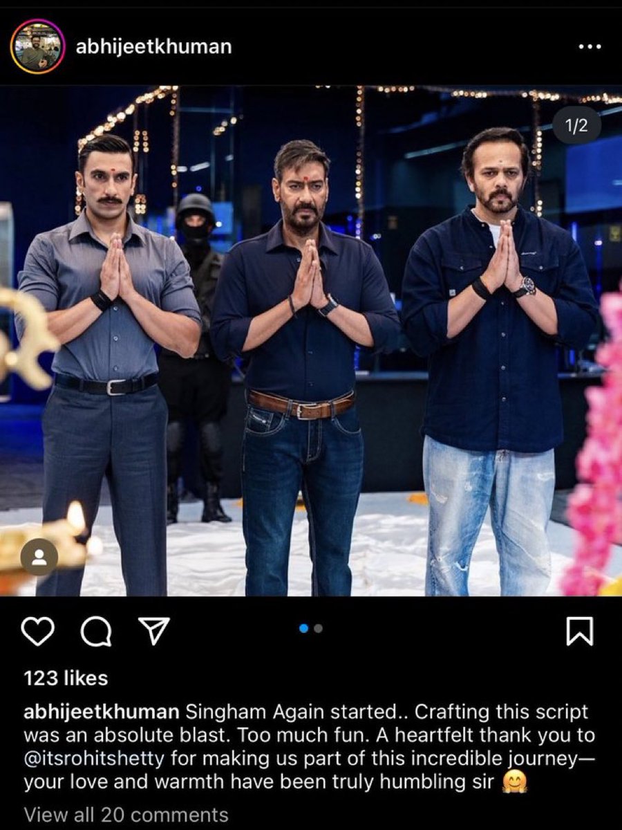 NishantADHolic_'s tweet image. #Asur fame writer has crafted #SinghamAgain’s script. 
Farhad Samji ko bahar nikal fenkta kya? 😂🙏🏻