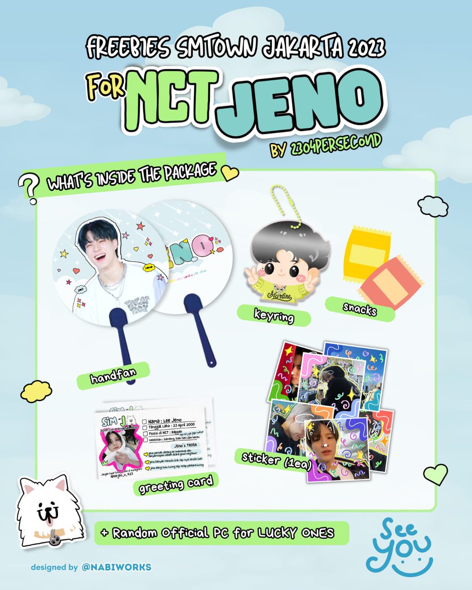 ♡ RT &amp; likes are very appreciated ♡

⁺₊✧ FREEBIES SMTOWN 2023 IN JAKARTA ⁺₊✧
fan support for LEE JENO by <a href="/2304persecond/">𝑬 ʚ🥤ɞ |</a>

🗓 23 September 2023
📍exact location &amp; time TBA 
❝limited quantity❞

Please dont throw it, see you ! (.◜◡◝)
