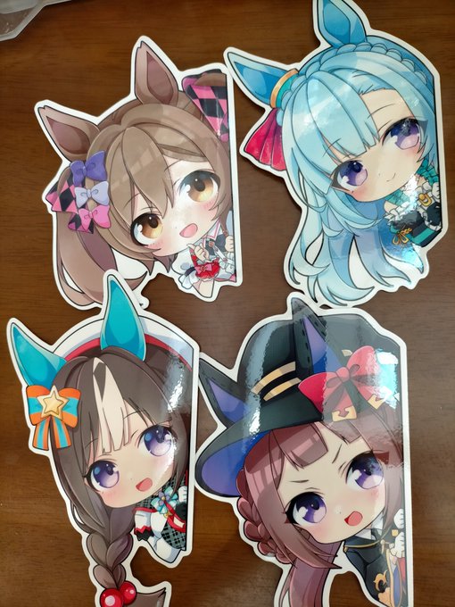 画質悪くて残念な色合いに見えますが、ちゃんとキレイな色合いに出来上がってます#ADVオリジン#ウマ娘 