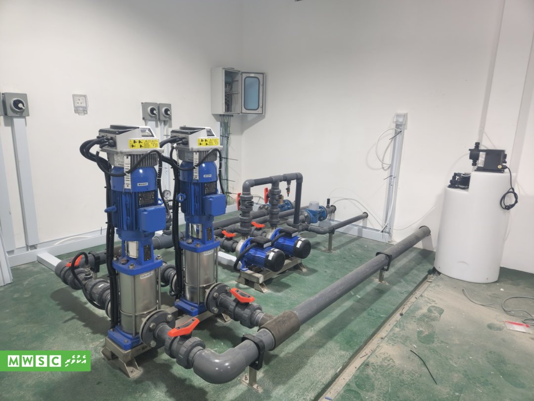 MWSC_Official's tweet image. A.Feridhoo Water &amp;amp; Sewerage Project: RO Plant and Pump-station electro-mechanical works are in progress

#MWSCProjects #MWSCAsaasee
