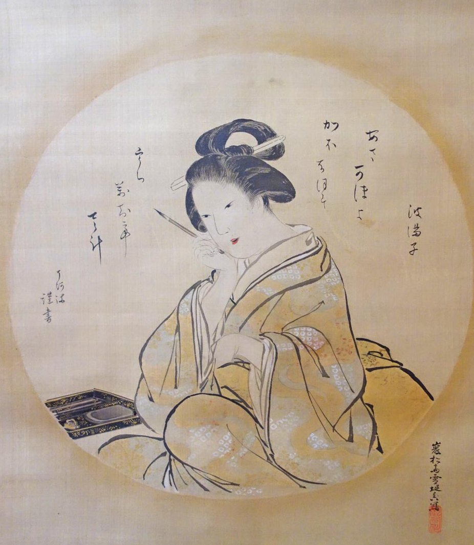 女性像横顔 19世紀前半に制作された「はま子像」。女性の詳細については不明ですが