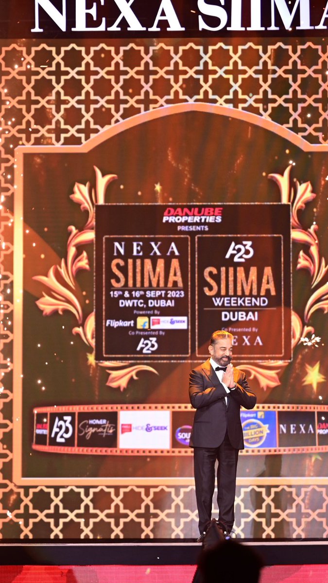 #SIIMA2023 

Full list of winners in Tamil cinema.

Best Actor - #KamalHaasan for #Vikram
Best Actress - #Trisha for #PonniyinSelvan 
Best Actor critics choice - #Madhavan for #rocketrythenambieffect 
Best Actress critics choice - #KeerthySuresh for #SaaniKaayidham