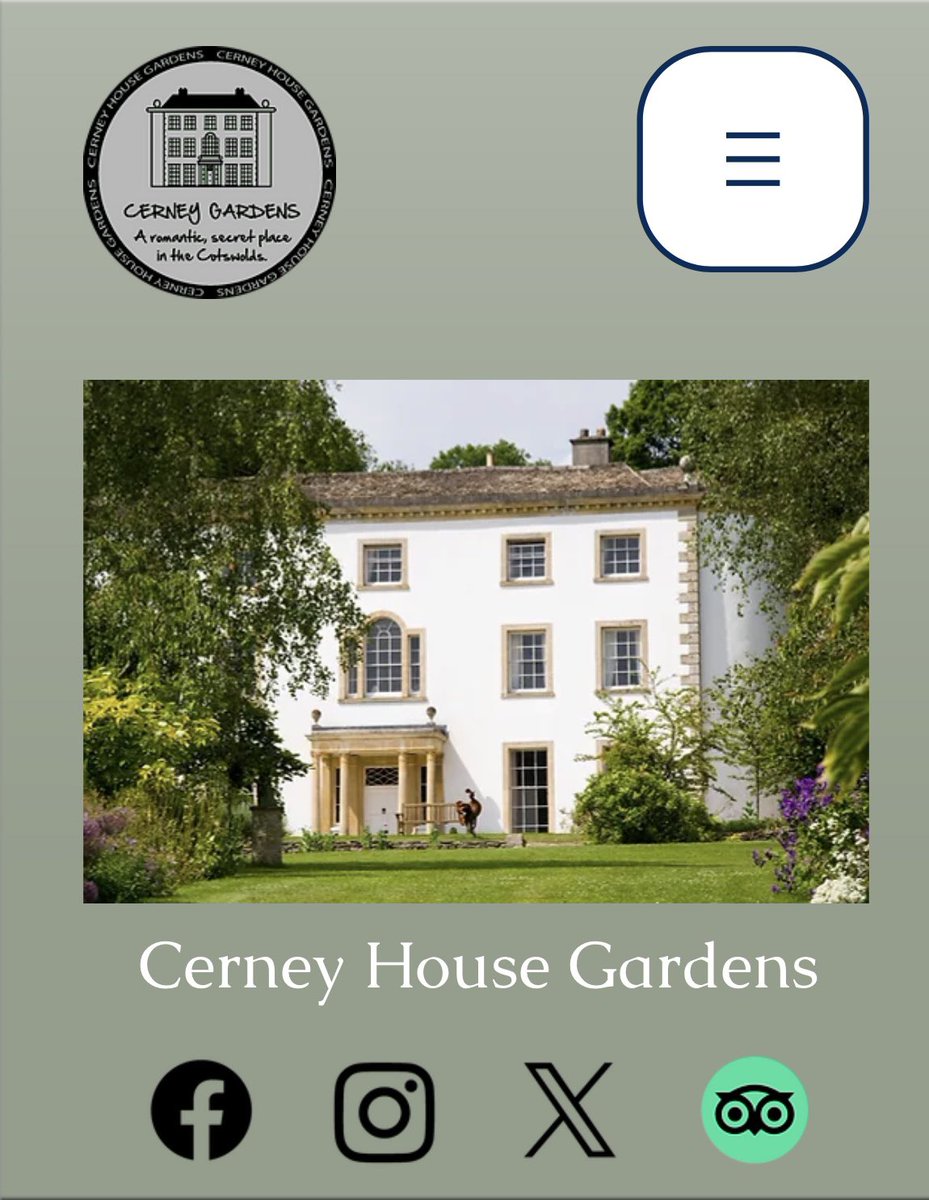 Have you seen our web site recently?
It’s more mobile friendly than ever before! 

cerneygardens.com
<a href="/cirencester/">Cirencester</a> <a href="/CirenRocks/">CirencesterRocks</a> <a href="/ChattyGardener/">The Chatty Gardener</a> <a href="/ScrubditchCFarm/">Scrubditch Care Farm</a> <a href="/bathurstarms/">Bathurst Arms</a> <a href="/CerneyCheese/">CerneyCheese</a> <a href="/BritishGardens/">GreatBritishGardens</a> <a href="/CotswoldsInfo/">The Cotswolds</a> <a href="/cotswoldlife/">Cotswold Life</a>
