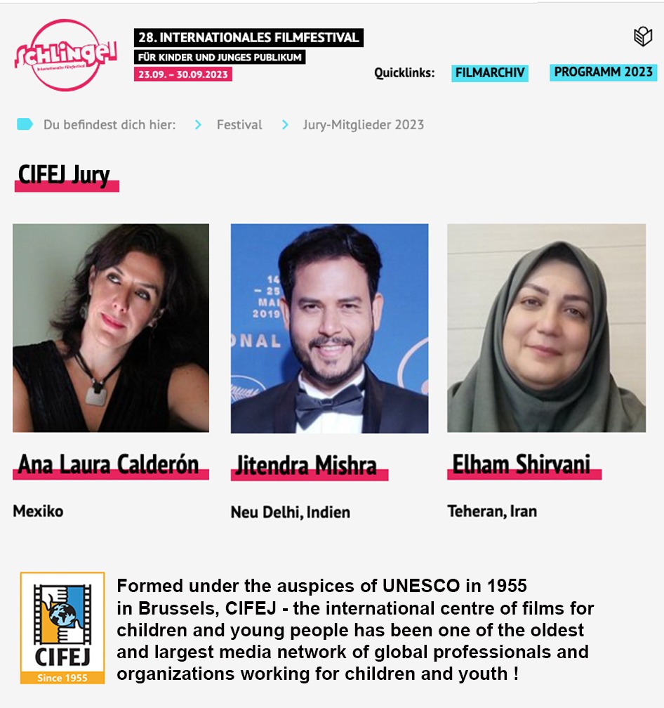 jitendra_films's tweet photo. So happy and excited to be selected #jury for the prestigious #cifejprize at 28th @schlingelpress Friends! see you soon in #chemnitz #germany
Thank you so much for this opportunity🙏🏼 #MichaelHarbauer & team #CIFEJ (Formed under the auspices of #UNESCO) @siffcy @smilefoundation https://t.co/HOsbY40vyG