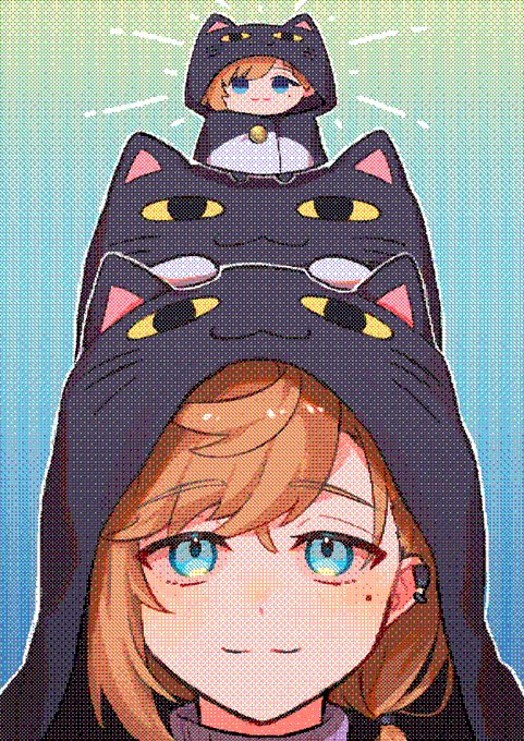 「cat hood hood」 illustration images(Latest)｜5pages