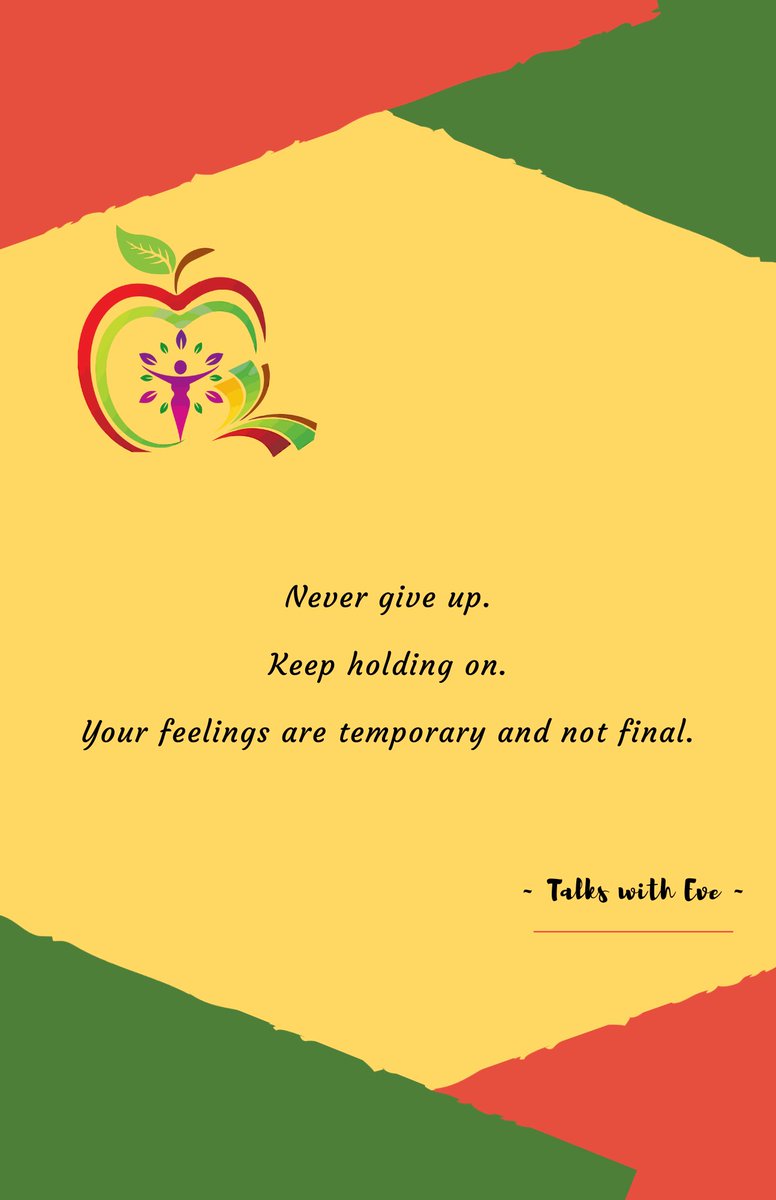 When you’re feeling overwhelmed you may want to give up so you stop feeling that way. Don’t. You’re stronger than you know. Believe that whatever the situation, you’ll not always feel the same way #youhaveachoice #nevergiveup #feelingschange #savorsunday #talkssee #talkswitheve