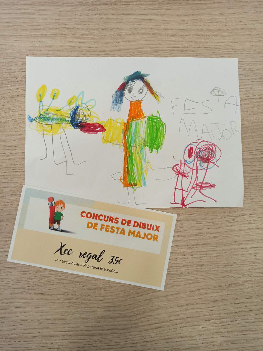 AjSFCodines's tweet photo. ✏️ Èxit de partipació al concurs de dibuix #FMcodines23 amb 29 dibuixos presentats ➡️ La nostra Festa Major #sfc182!
- Categoria A (1r a 3r): 18 dibuixos👉guanyadora Joana Vidal
- Categoria B (4t a 6è): 11 dibuixos 👉guanyadora Júlia Massana
Els més petits van fer Art Bebé ‼️ https://t.co/pO3YlLhRqP