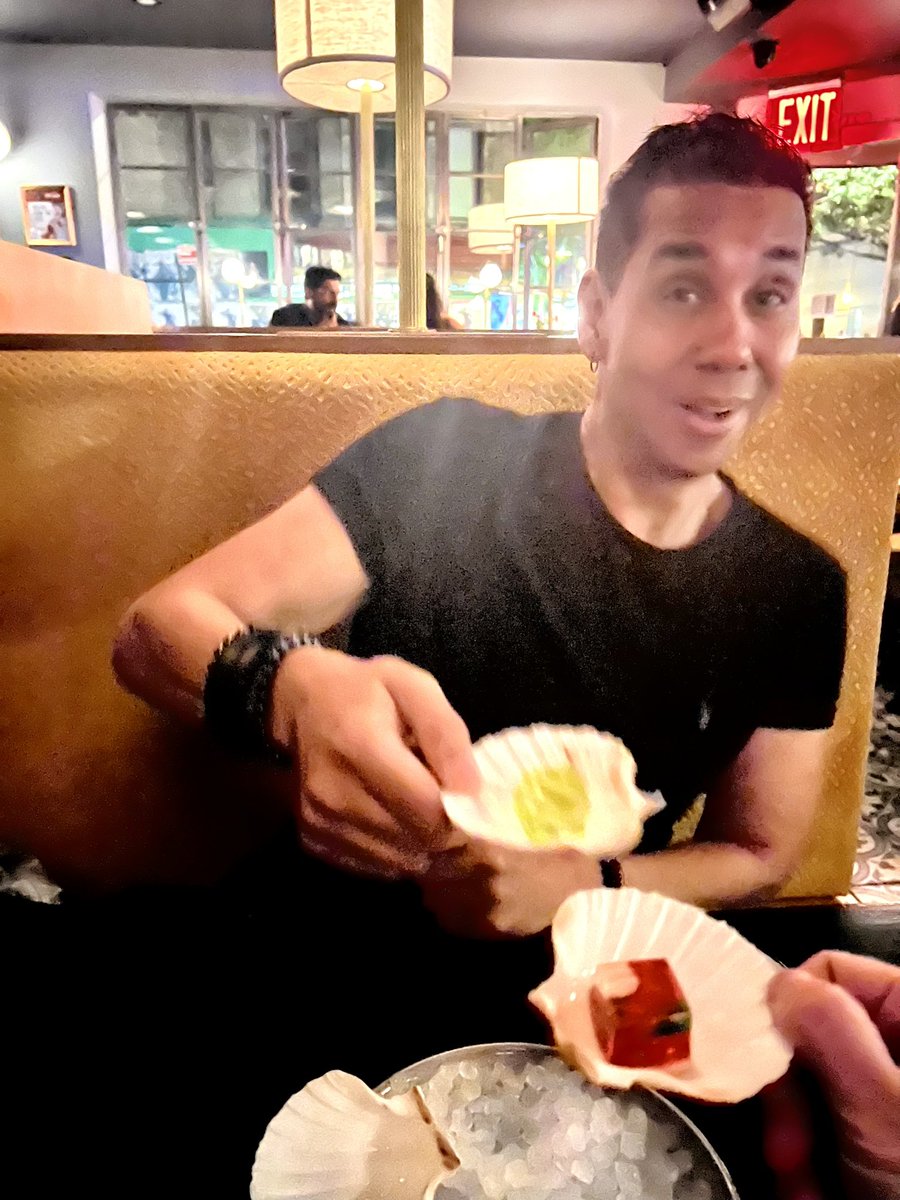 TheNotoriousNIK's tweet photo. I’ve literally never seen a #jelloshot since high school! Damn you @markdemosstudio when I said I’m about to get “white girl wasted” I was kidding! 🤣 #happybirthday to me! https://t.co/jwNwFoSPVW
