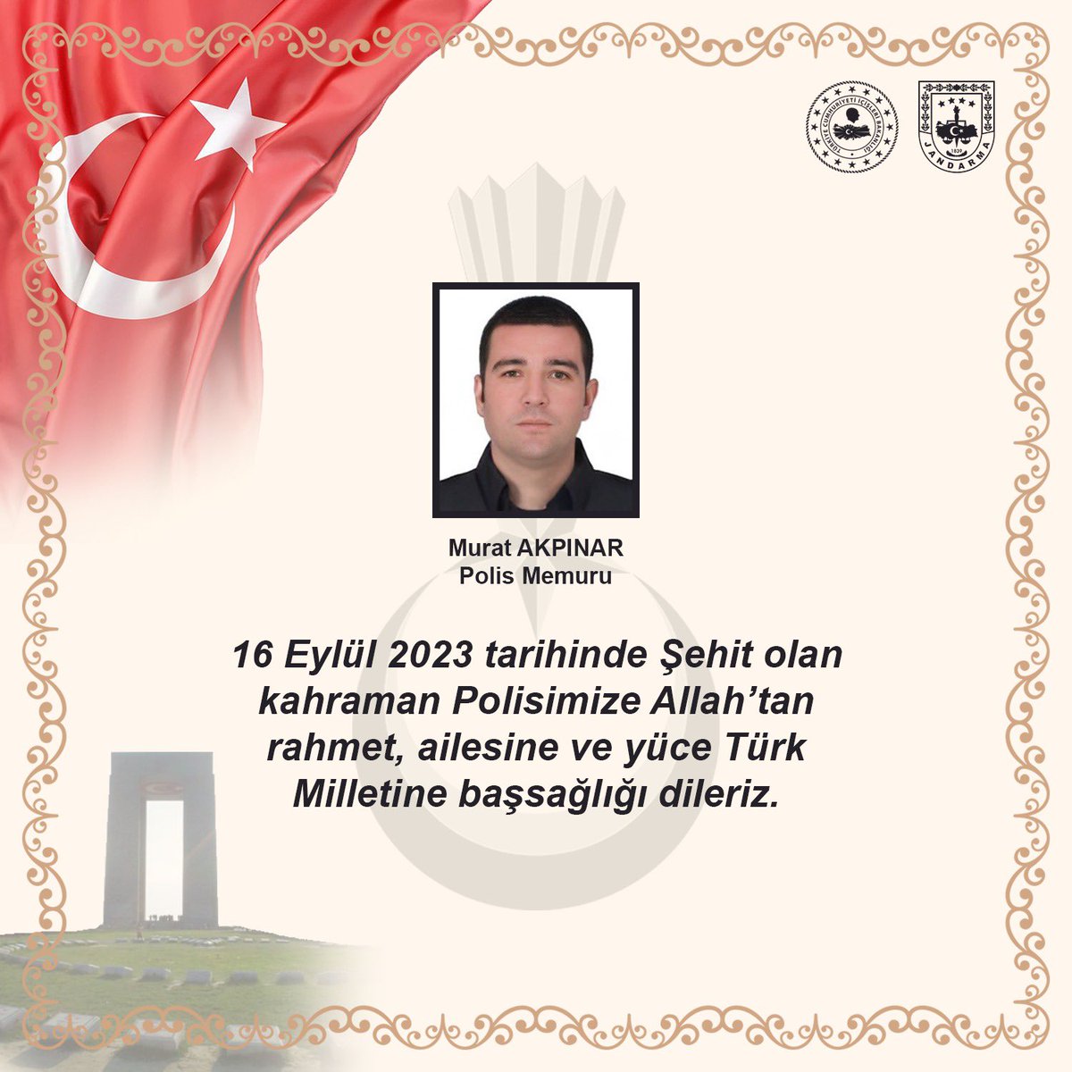 Başımız sağ olsun.🇹🇷