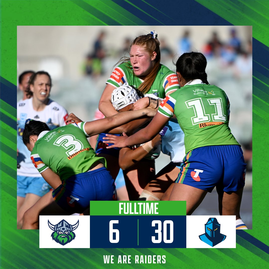 Not the result we wanted but proud of our team’s inaugural season

#WeAreRaiders