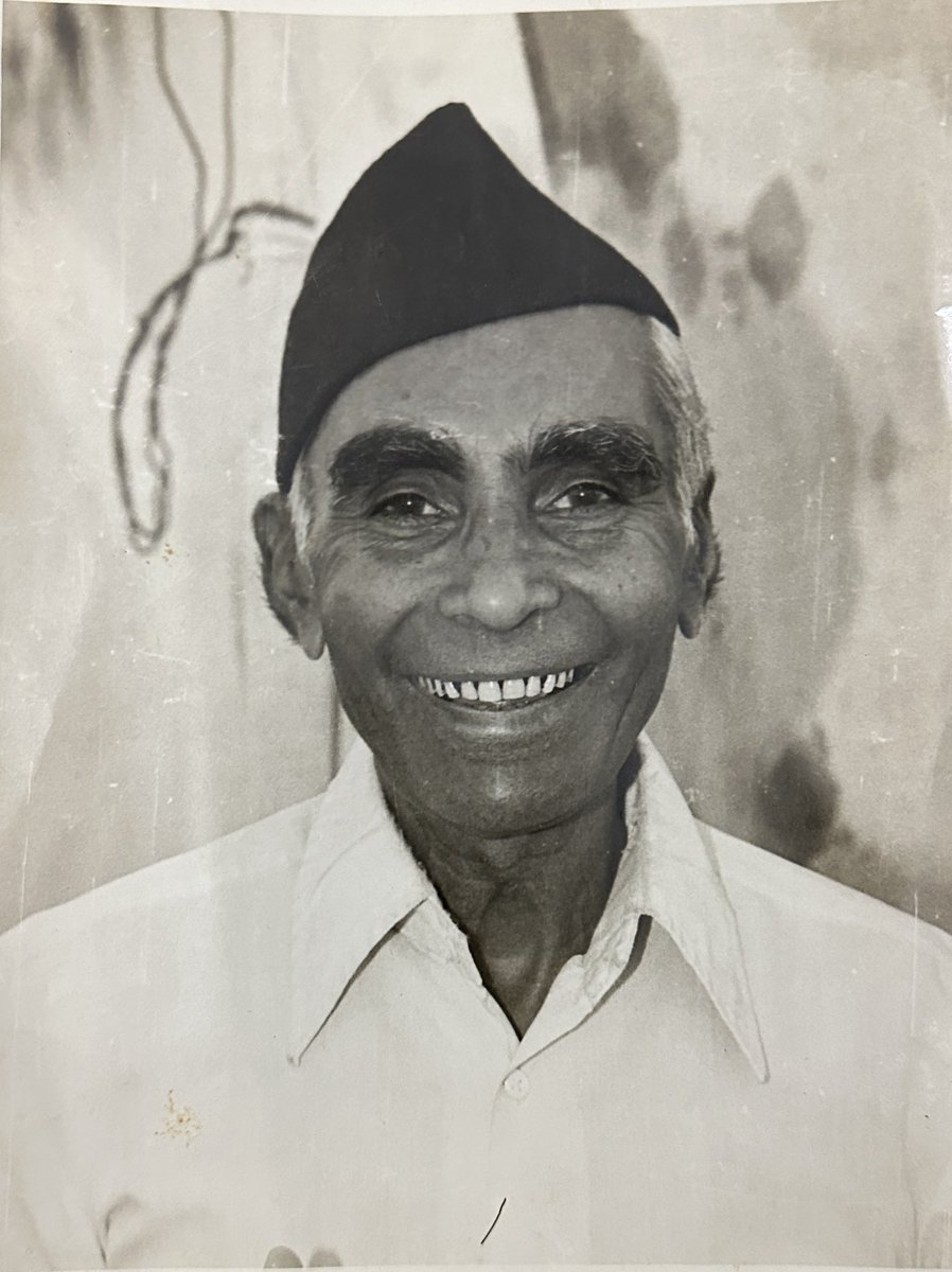 Houstonian78's tweet photo. @narendramodi @PMOIndia a very happy birthday to you. We were going through our albums and found a special memory to share on your birthday. A picture of my grandfather and your mentor Babubhai Hiralal Oza. https://t.co/L9RlFqp3AH