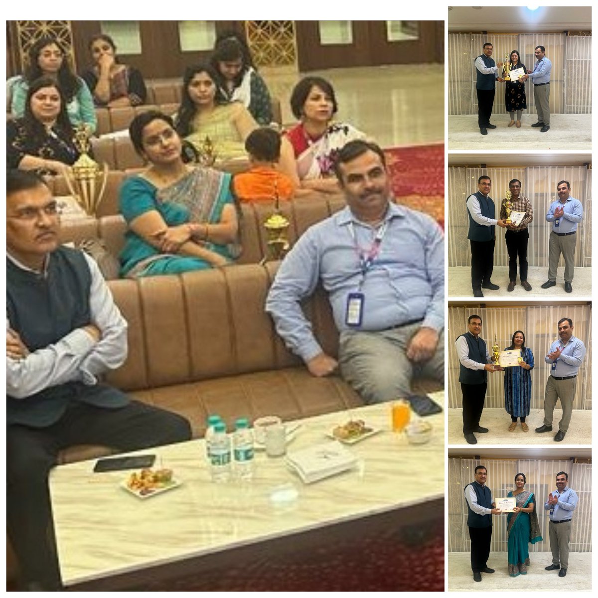 DrKumarBinodPr2's tweet photo. #एक_शाम_सितारों_के_नाम
Wonderful event organised by #RBO1 @TheOfficialSBI Meerut under the leadership of our RM shri Ravinder Kumar Sir.
Sincere thanks to team RBO and special thanks to our DGM AO Meerut shri R.K.SinghSir to come for this event.
#Delhi_Circle #SBI #Felicitation https://t.co/Ruoge3rdNl